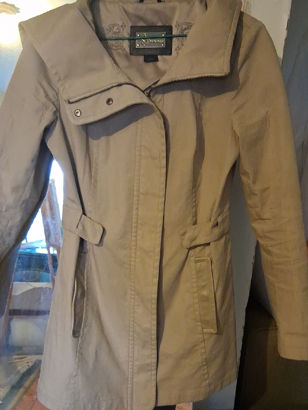 Mackage Trench Jacket - Tan S